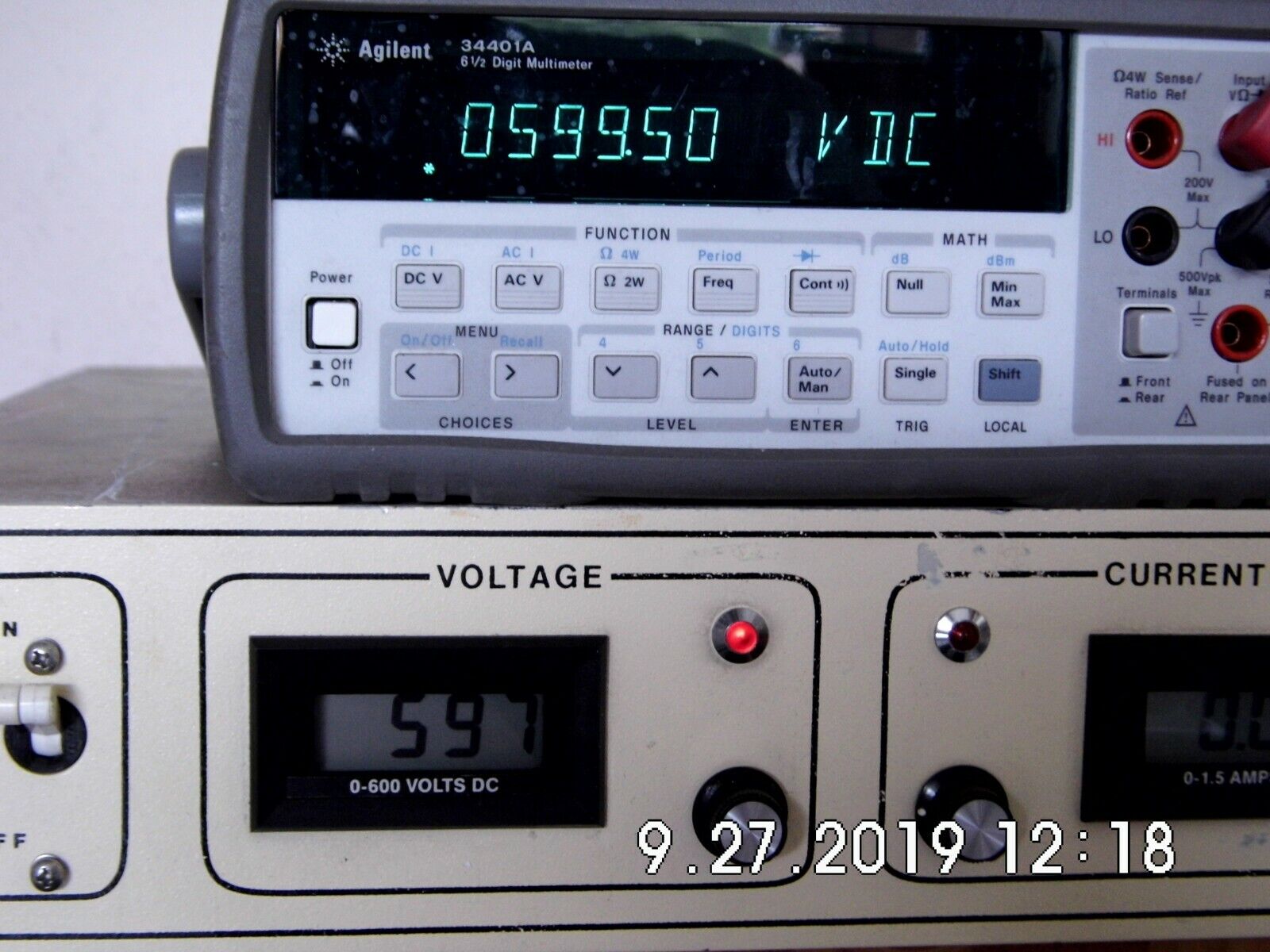 Power Ten Inc. 3402D-6001.5 600Vdc 1.5A DC Power Supply, Functionally Tested Power Ten Inc. 3402D-6001.5 600Vdc 1.5A DC Power Supply, Functionally Tested